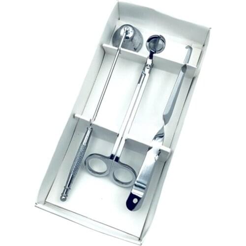 Wick Trimmer Oil Lamp Scissor Candle Accessory Lightweight Portable Home Decor Set Extinguisher Cutter Clipper Tool