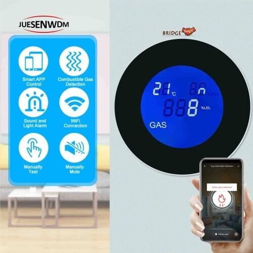 USB 5V CH4 Methane gas leakage sensor detector for Bridge solenoid valve alarm sound louder 80dB
