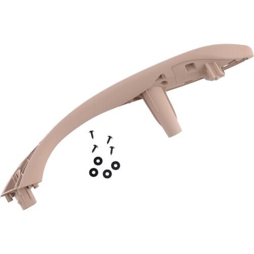 Rear Left Inner Trim Door-Pull Handle Beige Plastic 51417279315 Fit for BMW 3' F30 F31 F34 F35 F80 4' F32 F33 F36 F82 F83