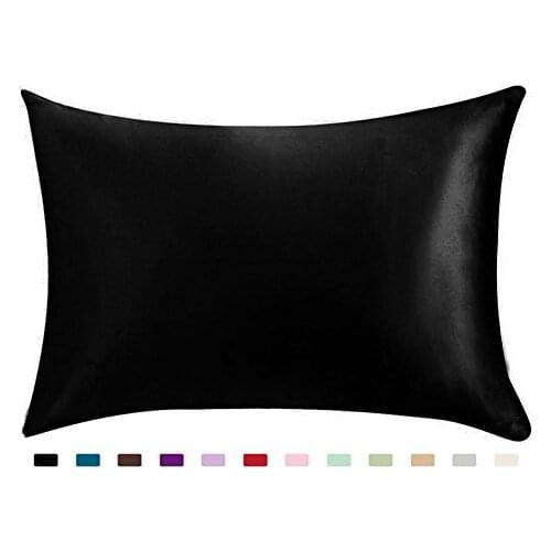 100% Silk Satin Pillowcase, Pure Color Pillowcase Home Decor Bedding Pillow Cases Luxury Pillow Case Fall Decor