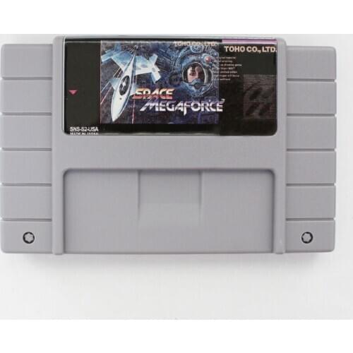 Space Megaforce 16 bit Big Gray Game Card For NTSC Game Player Drop Shipping