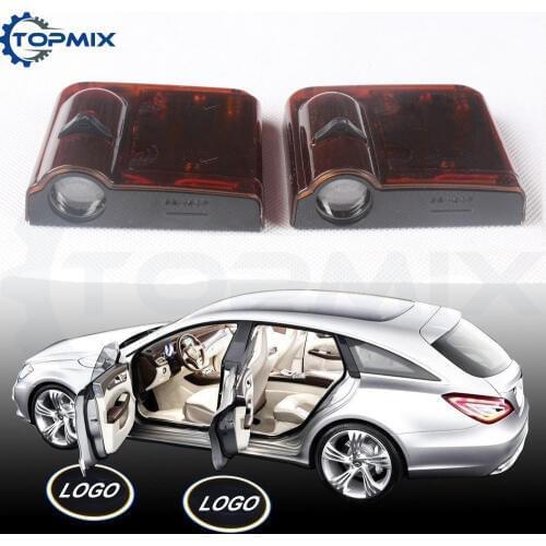 2PCS No Drilling Car Door Welcome Light Laser Car Door Shadow led Projector Logo Wireless Car Door LED Light Universal for BMW