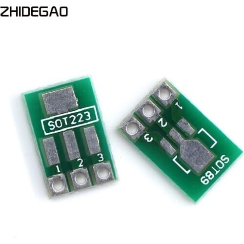 20pcs SOT89 SOT223 to DIP PCB Transfer Board DIP Pin Board Pitch Adapter keysets