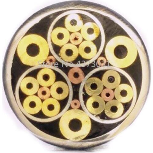 8mm Mosaic pin Rivets knife handle screw More design exquisite style length 9cm #850