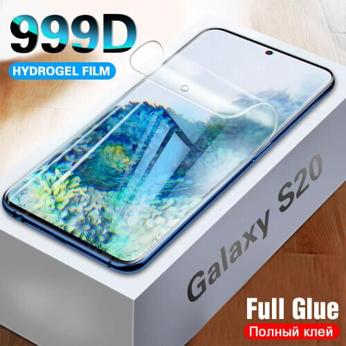 999D New Screen Protector Hydrogel Film For Samsung Galaxy S20 Plus Ultra Note 20 10 S10 Lite 2020 A51 A71 A01 A11 A21S A31 Film