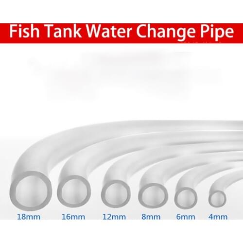 4 8 12 16 18mm Fish Tank Pipe Aquarium Hose for Water Pump Filter Accessories Tube Aquarium Cleaning Tool Garden Irrigation Hose