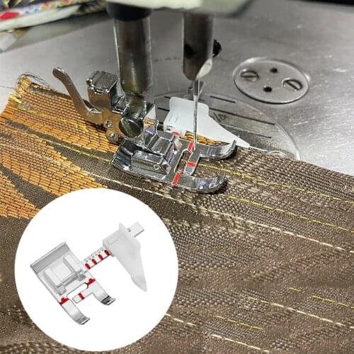 1Pc Sewing Machine accessories Adjustable Guide Presser Foot and Snap-on Adjustable Bias Binder Foot for Brother, Singer 22740