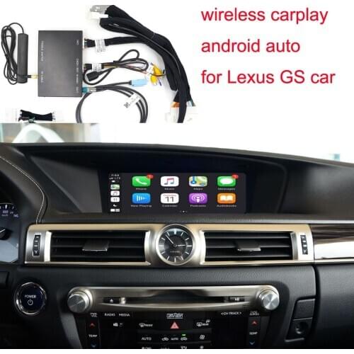 Carplay Wireless for Lexus GS GS300 GS350 GS450 2012-2020 Android Auto Airplay AutoLink Car Play interface
