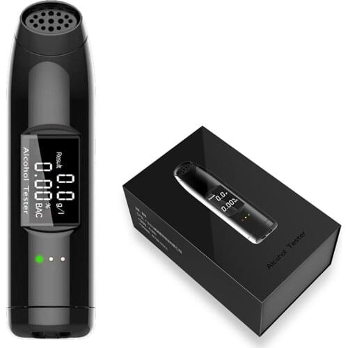 Non-Contact Digital Alcohol Tester Highly Accurate Semi-Conductor Sensor Breathalyzer Portable Personal use Alcohol Detector