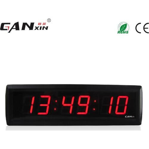[GANXIN] 1.8" Green Portable Digital Countdown Timer Clock LED Screen Alarm for office With Remote