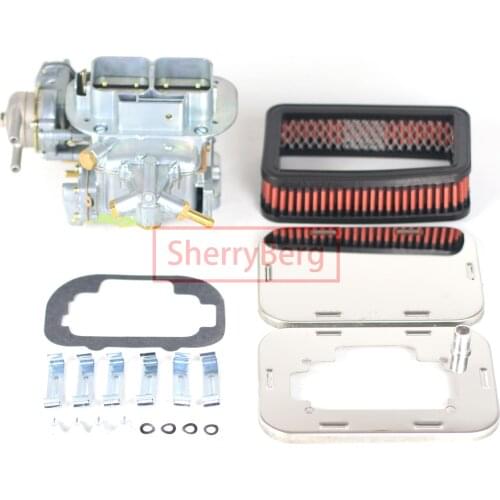 SherryBerg Carby Carburettor Carb KIT FOR Toyota Mitsubishi SUZUKI ISUZU WEBER 32/36DGAV 32 36 CARBURETOR +Air FILTER CONVERSION