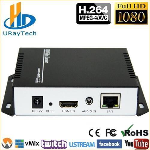 MPEG4 H 264 HDMI + MIC To IP Live Streaming Video Encoder H.264 RTMP Encoder HDMI Encoder IPTV H264 With HLS HTTP RTSP UDP
