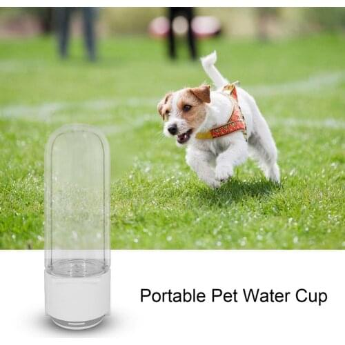 Hot 1PCS Dog Drinker Bottle Outdoor Portable Puppy Water Bowl For Small Large Travel Pet Drinking Water Dispenser Filter Pet