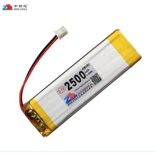 New 2500mAh 352885*2 3.7V in core point reading machine learning story lithium polymer battery 702890 Rechargeable Li-ion Cell