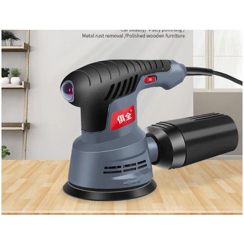 Small low vibration high efficiency electric flat sandpaper woodworking sanding putty furniture wall polishing machine J06