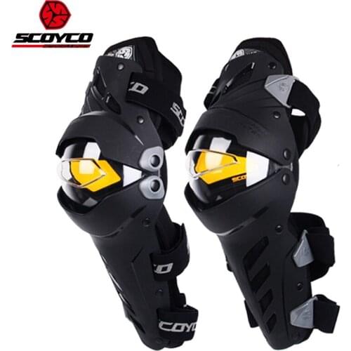 SCOYCO CE Certificated Motorcycle Kneepad Moto Riding Knee Pads Locomotive Shock-proof Knee Protector Motorbike Protective Gear
