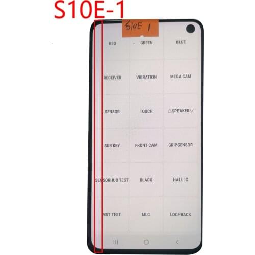 Original lcd For SAMSUNG Galaxy S10E G970F/DS G970U G970W SM-G9700 Display Touch Screen Digitizer Assembly With Dead Pixel Part