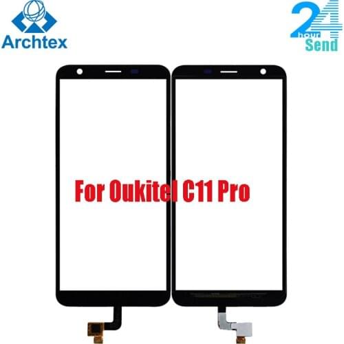 For Original Oukitel C11 Pro Touch Screen Panel Glass Lens Digitizer Sensor for Oukitel C11 Pro Touch TP +Tools 100% Test Stock