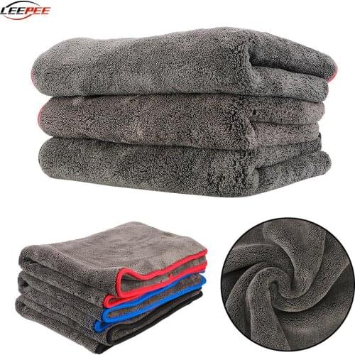 1200GSM Car Cleaning Towels Polishing Wash Tool Detailing Drying Cloth Microfiber Strong Water Absorption Motorcycle Accessories