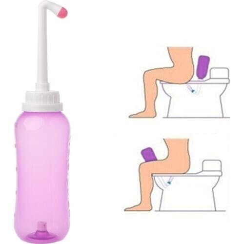 500ml Portable Bidet Sprayer Personal Cleaner Hygiene Bottle Spray Washing M89F