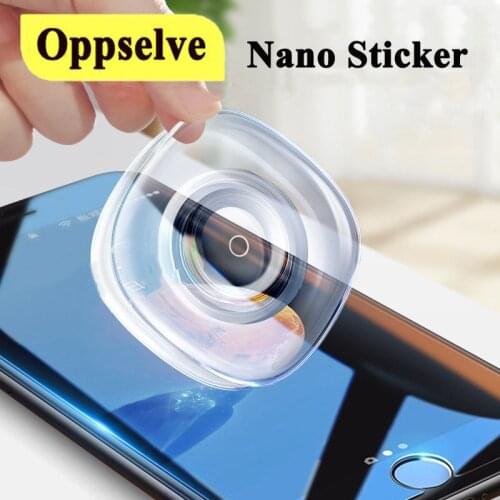 Universal Magic Nano Stickers Car Phone Holder Wall Desk Sticky Traceless Nano Holder Casual Paste Rubber Pad Car Accessories
