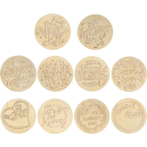 Retro English Letter Wax Stamp Head DIY Scrapbooking Diary Seal Stamp Head Antique Sealing Wax Stamps Wedding Decoration