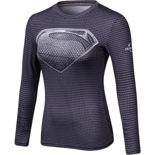 High Quality Woman T shirt Compression Tights Womens 3D Printing Sports T-shirt Dry Quick Gym Fitness jogging Yoga Shirts