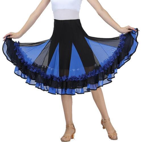 Women Ballroom Dance Waltz Tango Skirt Social Dance Square Dance Practice Wear Modern Show Ballroom Dance Competition Dresses