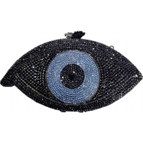 Ladies Party Small Purse Women Evening Party Big Eye Diamonds Luxury Clutch Fashion Rhinestone Wedding Party Clutch Evening Bags