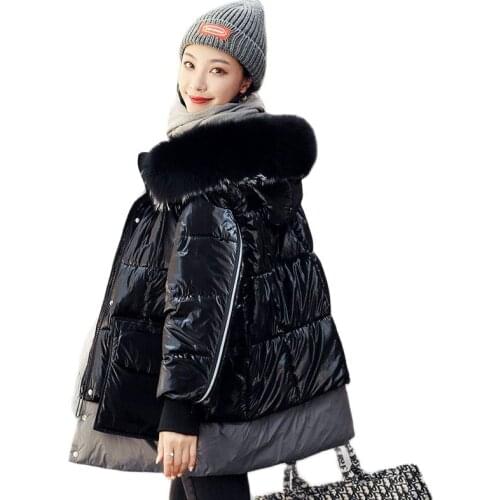 Женские модные пуховики ZHOURTOUR China At AliExpress