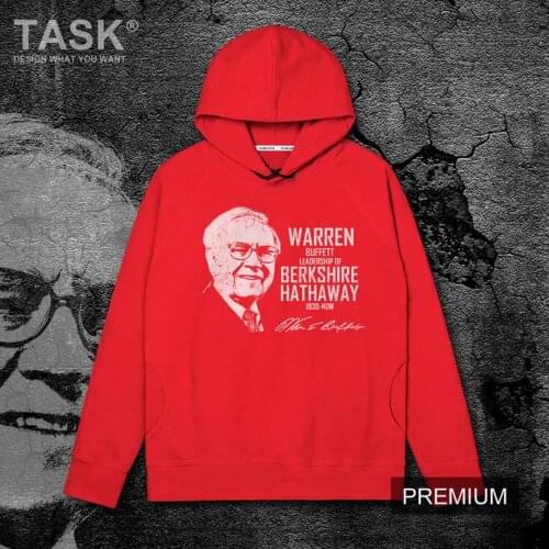 Celebrity Warren E Buffett United States stock investment charitable printed mens hoodie sweatshirt hipster hip pop casual male