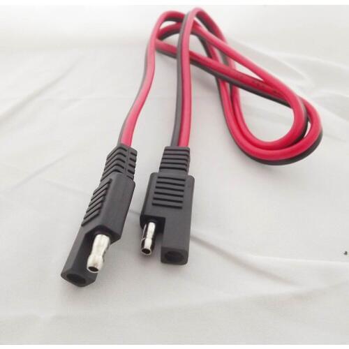10pcs 3ft 1m Battery SAE To SAE DC Power Automotive Connector Cable 14AWG