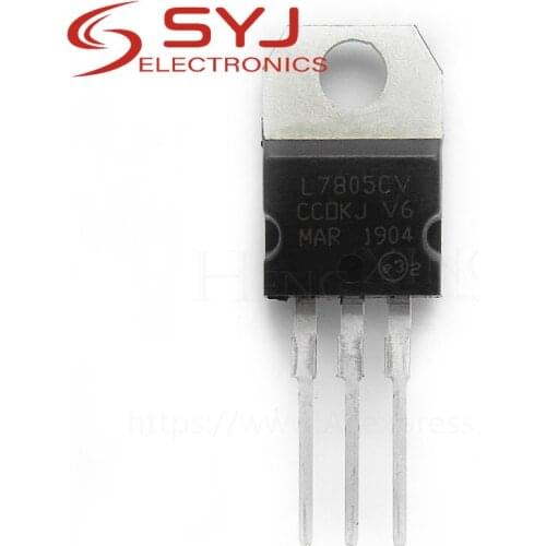 10pcs/lot L7805CV L7805 7805 LM7805 KA7805 Voltage Regulator 5V TO-220 In Stock