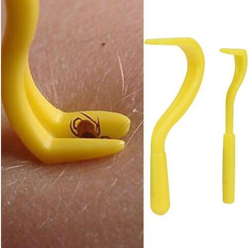 2017 TOP Pack x 2 Sizes Remover Hook Tool Human/Dog/Pet/Horse/Cat AL Flea folder Carpeta de pulgas