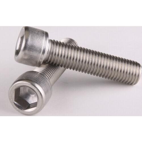 304 Stainless Allen Bolt Socket Cap Screw Hex Head Allen Key DIN912 M5*6/8/10/12....100