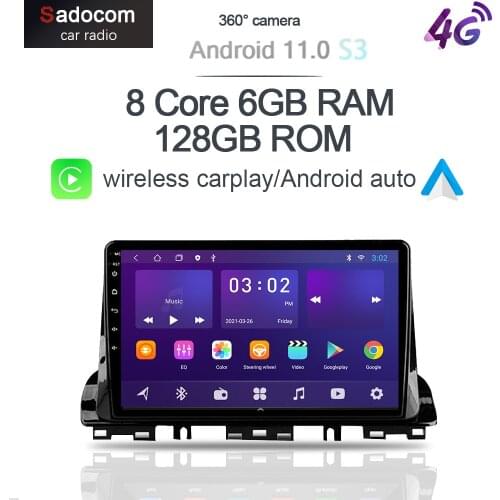 360 Panoramic Camera Carplay 6G+128G Android 10.0 Car DVD Player GPS WIFI Bluetooth RDS Radio For KIA CERATO K3 FORTE 2019 2020