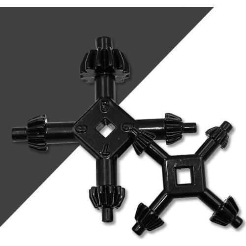 4 In 1 Hand Drill Key Tighten Drill Chuck Multi-Function Durable Zinc Alloy Material Drill Chuck Wrench Portable Hand Tool