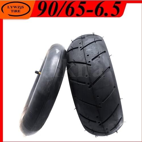 90/65-6.5 Tire Inner Tube Outer Tyre for 49cc Mini Motorcycle Dirt Bike Electric Scooter 11 Inch Wear Resistant Tire