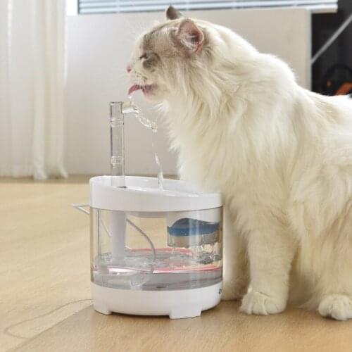 Automatic Cat Water Fountain Electric Mute Water Feeder USB Dog Pet Drinker Bowl Pet Drinking Dispenser For Cat Dog Drink