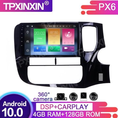 128G DSP For Mitsubishi Outlander 2014-2019 Car Multimedia Player GPS Navigation Headunit Auto Radio Audio Stereo Tape Recorder