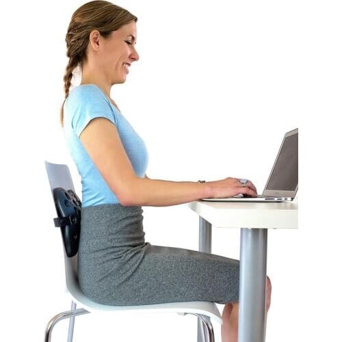 BackJoy Lumbar Support Black SitSmart Relief seat cushion for office chair and health care back pain use Original, free shipping