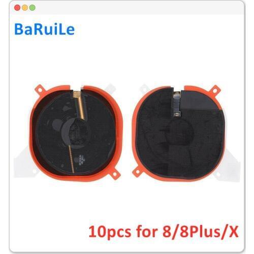 BaRuiLe 10pcs/lot For iPhone 8 Plus 8G X NFC Chip Wireless Charging Charger Panel Coil Sticker Flex Cable Ribbon