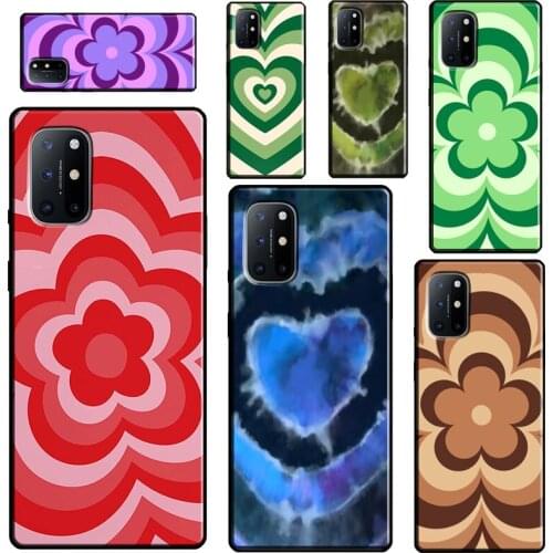 BROWN TRANCE Heart Coffee Latte For OnePlus 9 Pro 7 8 Pro 7T 8T 9R Case For Realme 8 Pro GT C3 C15 C21 Q3 6 7 Pro 7i Cover