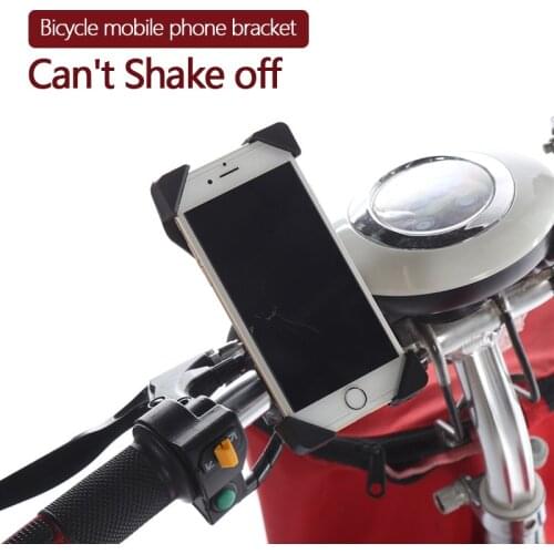 New Motorcycle Bicycle Phone Holder Stand Universal 360 Degree Rotating Car Bracket Mobile Phone Stand For IPhone Xiaomi Samsung
