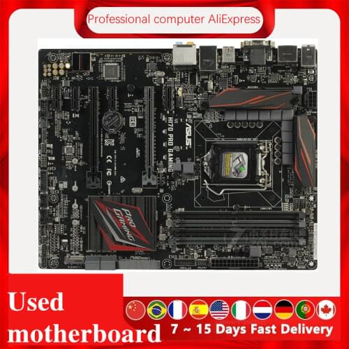 For Asus H170 PRO GAMING Original Used Desktop Intel H170 H170M DDR4 Motherboard LGA 1151 i7/i5/i3 USB3.0 SATA3