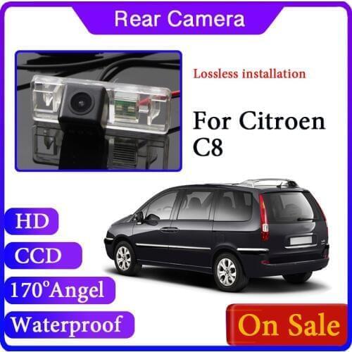 For Citroen C8 2002~2014 Rear Look View Wide Angle Parking Camera