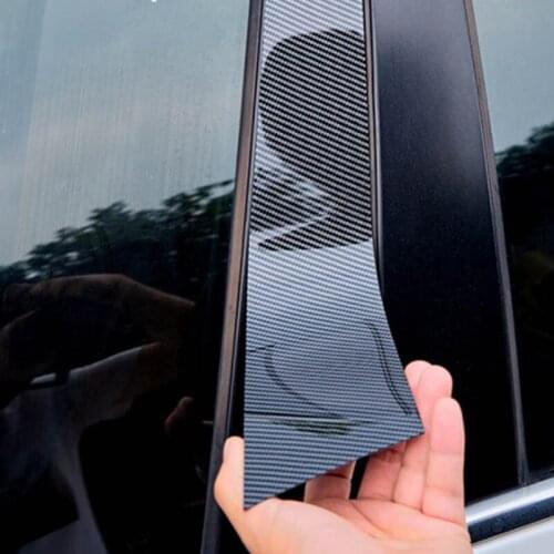 For Toyota Corolla 2014~2019 Car Window B Pillars Trim Window Column Stickers Car Styling Accessories 2007~2013