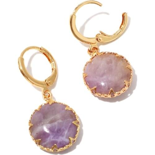 Женские золотые серьги KOMi China At AliExpress