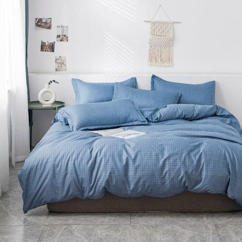 3/4PCS Bedding Set Duvet Cover Flat Sheet Pillowcase Set Bedclothes for Kids