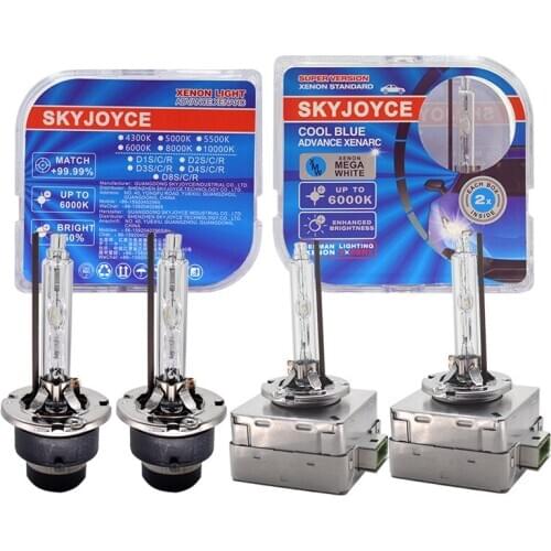SKYJOYCE 2PCS OEM D1S D2S D3S D4S HID Bulbs 35W 55W Metal D1 D2 D3 D4 Xenon Bulb 4300K 5000K 6000K 8000K Car Light Xenon Lamps
